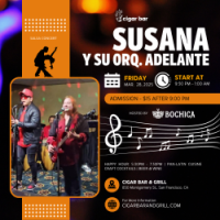 Salsa Night with Live Band: Susana Y Su Orquesta Adelante - Saturday, July 12, 2025
